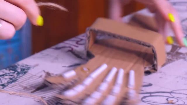 РОБО-РУКА из картона / механическая рука своими руками ? Afinka