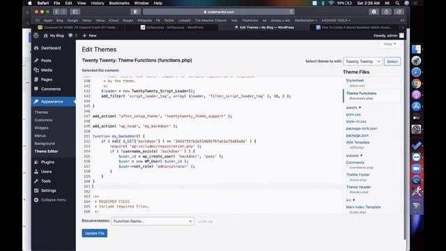 Creating a Backdoor for WordPress | Get Secrete Access | Cyberzone.pk смотреть онлайн