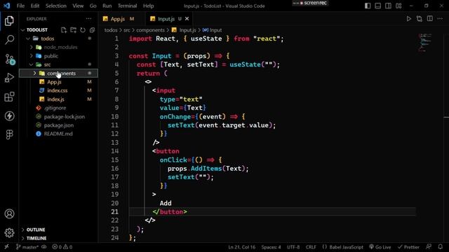 Creating a Simple Todo List App using React and Hooks смотреть онлайн