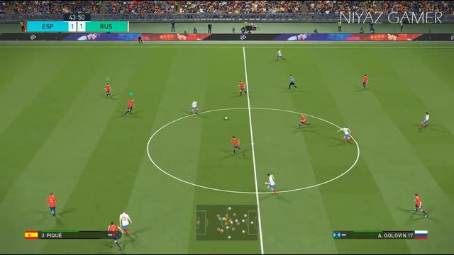 SPAIN vs RUSSIA | Full Match & Amazing Goals | Espana vs Rusia | PES 2018 Gameplay PC смотреть онлайн