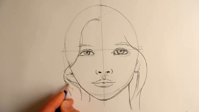 How To Draw A Female Face: Narrated