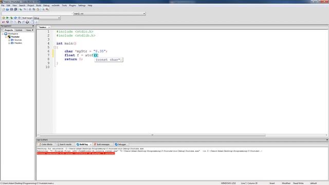 C Programming Tutorial 75, Converting Strings to Ints and Floats смотреть онлайн