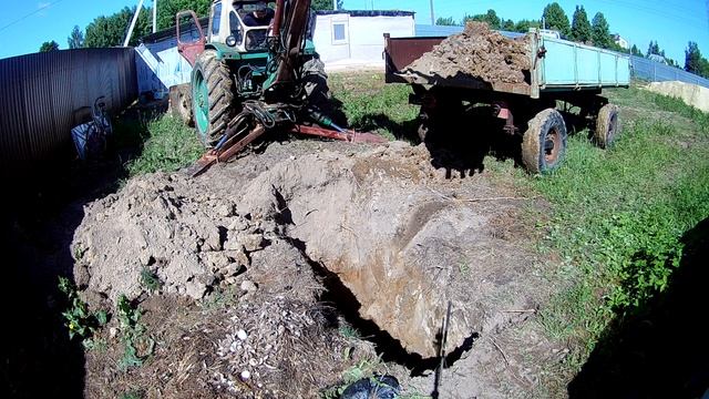 Начинаю копать котлован под фундамент смотреть онлайн