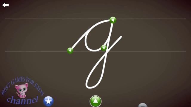 Letterschool Lowercase Letters DN Style Cursive ABC Trace #1 Educational Learn Best Games For Kids