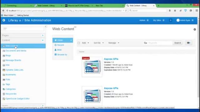 Aspose Java for Liferay смотреть онлайн
