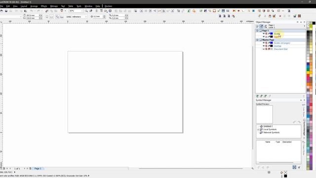 Создание разметки для шаблона в #CorelDraw смотреть онлайн