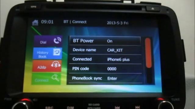 Auto DVD Player for Kia Carens 2013- GPS navigaiton Radio Stereo Bluetooth TV смотреть онлайн