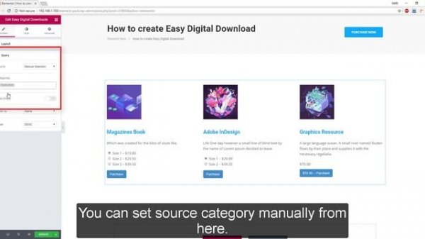 How to Use Easy Digital Downloads Widget by Element Pack in Elementor