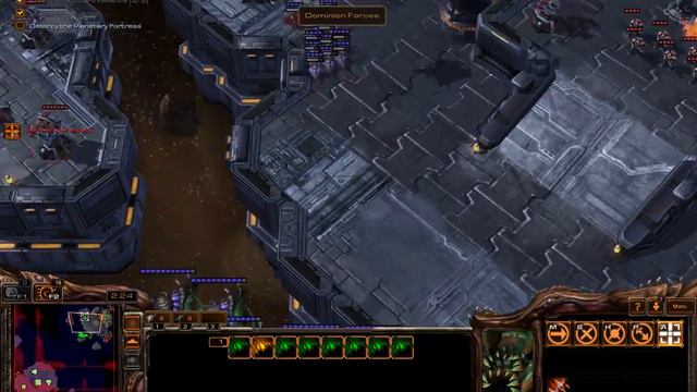 Starcraft 2 heart of the Swarm Campaign playthrough Mission 19 [Mutalisk Evolution] смотреть онлайн