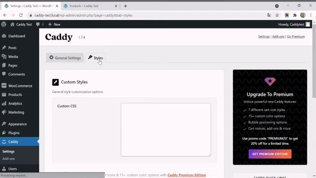 How to add custom CSS styles to your WooCommerce cart with the Caddy plugin смотреть онлайн