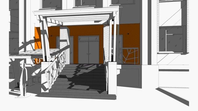 Revit проект_Входная группа смотреть онлайн