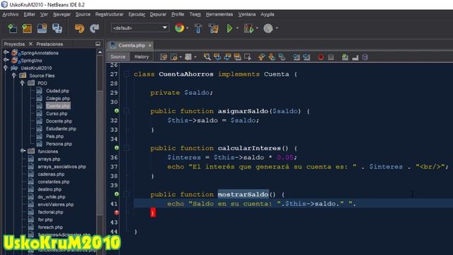 Interfaces en PHP. Operador implements | Curso PHP y MySQL # 39 смотреть онлайн