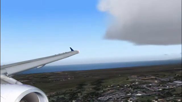 Atterraggio all'aeroporto Capodichino di Napoli - Landing to Capodichino airport in Naples смотреть онлайн
