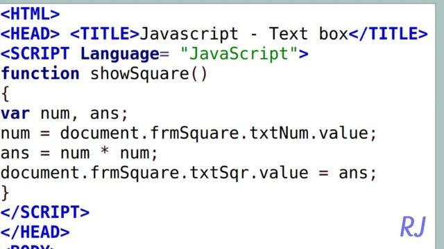 Plus 2 Chapter 6 Part 5 JavaScript Mouse and Keyboard Events and accessing input from text box смотреть онлайн