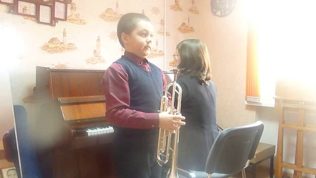 Фролов Степан 8 лет. (труба). смотреть онлайн