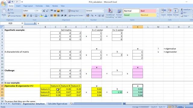 Principal Component Analysis (PCA): understand it by manual calculation on Excel смотреть онлайн