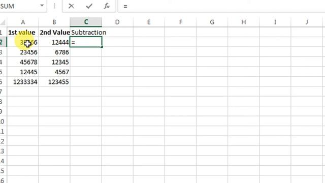 how to subtract in Microsoft Excel | Subtract Formula in Excel | Use Minus Function in Excel смотреть онлайн
