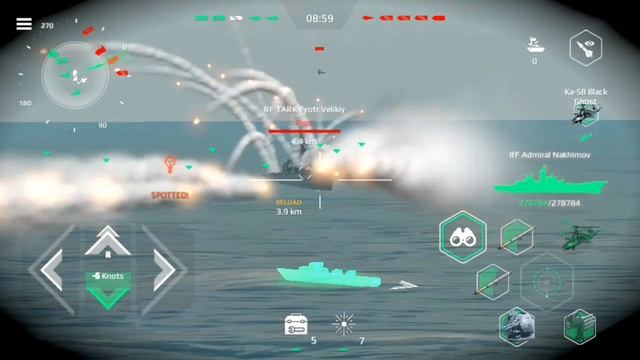 modern warships: sea battle rf admiral nakhimov kirov class gameplay смотреть онлайн