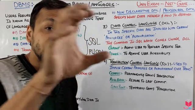 1.11- Different Types Of Database Languages- DDL, DML, TCL, DCL | dbms gate and ugc net tutorials смотреть онлайн