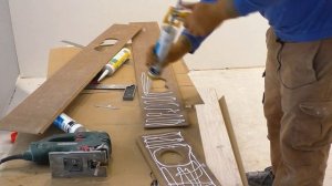 Ламинат на стену в кухне. Рабочая (фартук) зона из ламината.