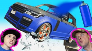 ПЕРЕКРАС Range ROVER и Падение с МОСТА в GTA5 Сколько Проживет ТАЧКА в ГТА5