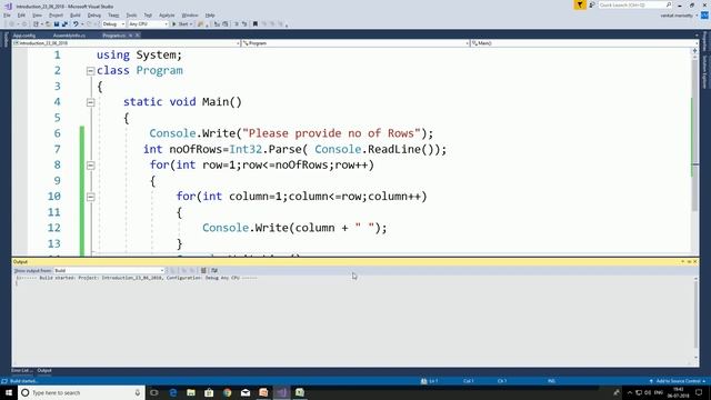 Print Pattern with Numbers in C# - Part 16 смотреть онлайн