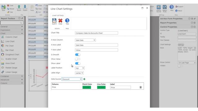 How to work with Line and Bar Charts in SPARK Reports Builder смотреть онлайн