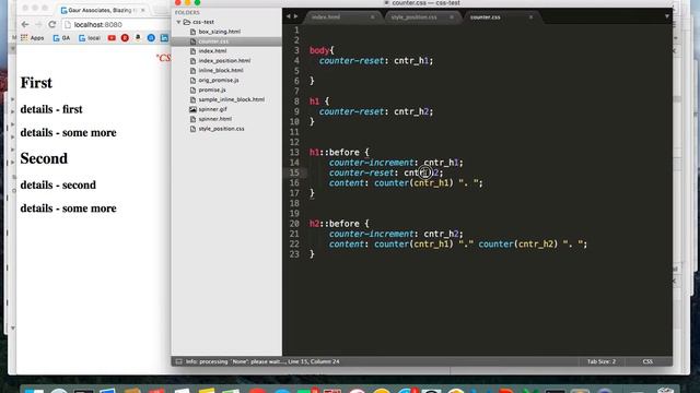 Learn css counters in 3 min смотреть онлайн