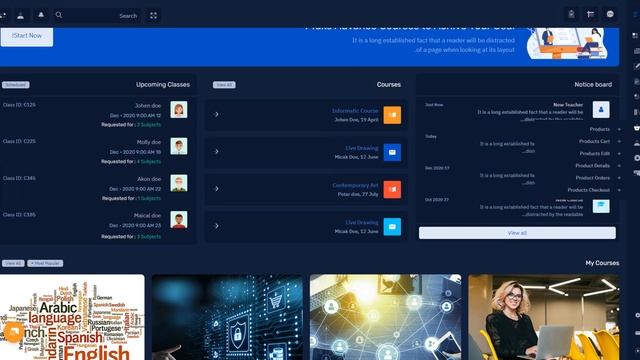 Eduadmin Bootstrap Admin Dashboard Templates смотреть онлайн