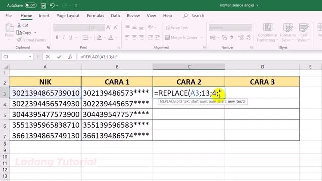 Cara Melakukan Sensor Digit Terakhir NIK atau No HP di Excel - Tutorial Excel Pemula смотреть онлайн
