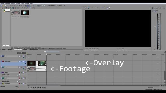 Sony Vegas Movie studio HD Platinum - Overlay Tutorial смотреть онлайн