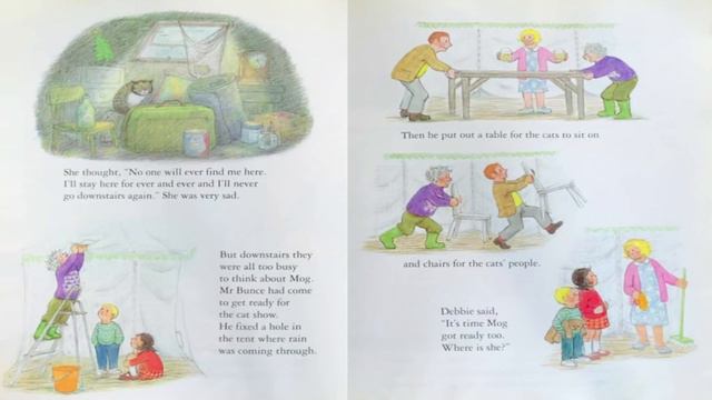 🐱 MOG's BAD THING by Judith Kerr | Kids Book Read Aloud смотреть онлайн