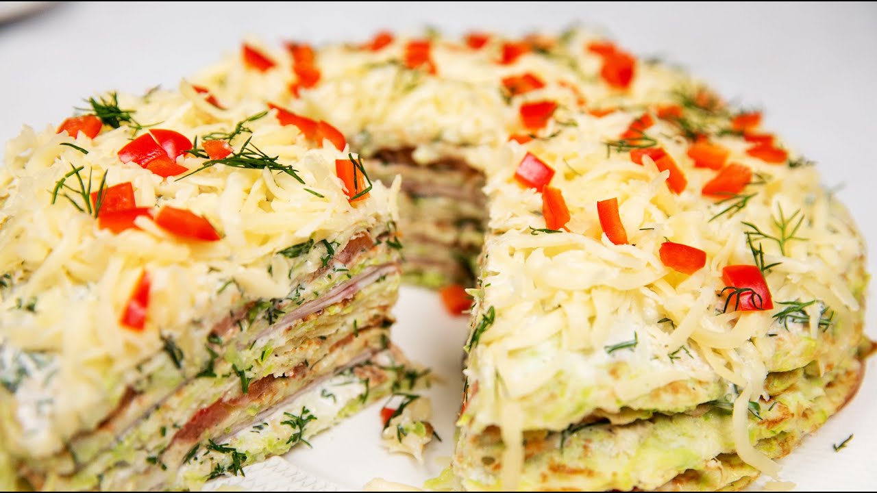 Вкуснейшая ЗАКУСКА из КАБАЧКОВ - САМЫЙ Вкусный КАБАЧКОВЫЙ ТОРТ смотреть онлайн