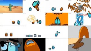 Among Us Orange's Revenge Superparison