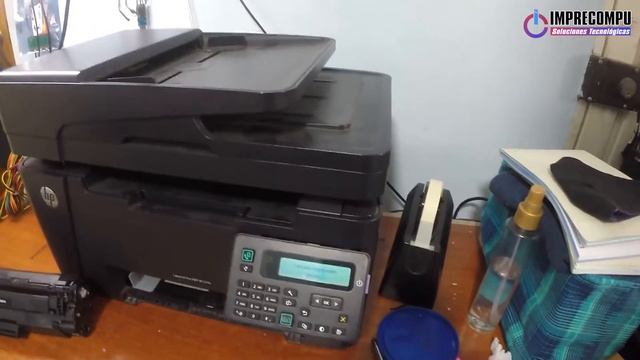 Error de memoria y no arrastra papel, impresora HP LASER MFP PRO M127fn. смотреть онлайн
