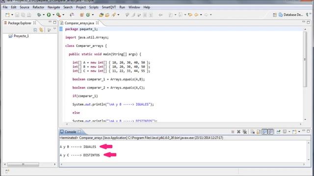 Tutorial de java. 22. - Comparar arrays. Método equals() смотреть онлайн