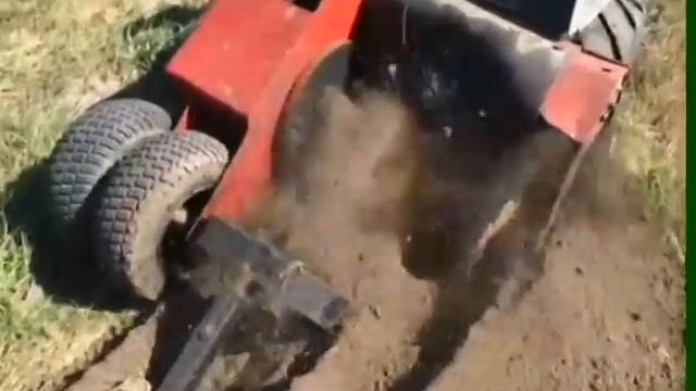 Траншеєкопач Ditch Witch 1820 копка траншей під полив, оптоволокно, комунікації смотреть онлайн