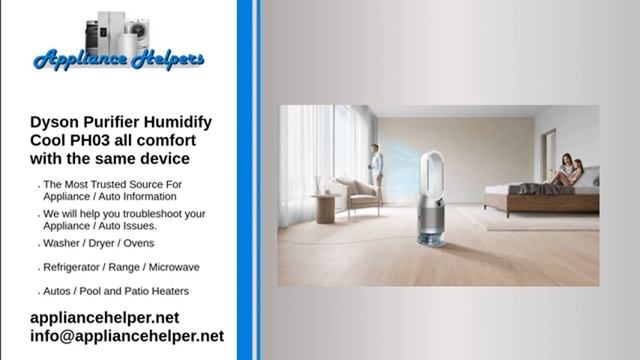 Dyson Purifier Humidify Cool PH03 all comfort with the same device смотреть онлайн