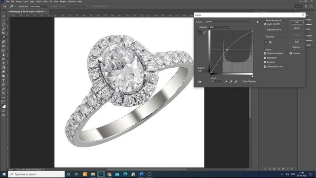 Jewellery Retouching Tutorial - 007 - COMPLEX EDITING смотреть онлайн