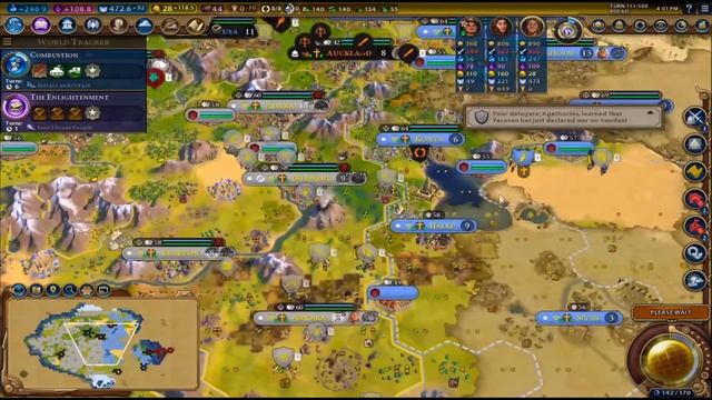 MACEDONION BLITZKREIG! (Civ 6 Deity Macedon #7) смотреть онлайн