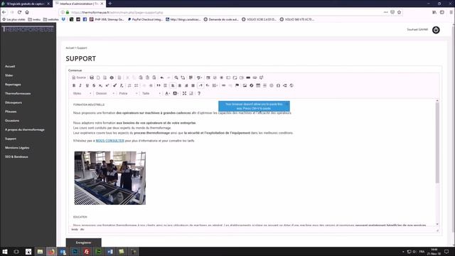 Insérer des images dans éditeur de texte CKEditor. смотреть онлайн