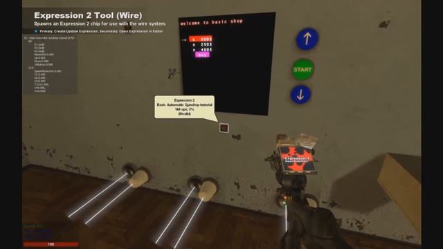 [Game Tech] Gmod E2 Tutorial - Multi selection gunshop смотреть онлайн