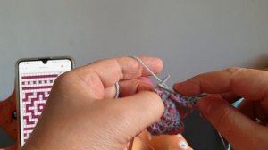 МК по мозаичной технике вязания спицами, как мое пальтишко