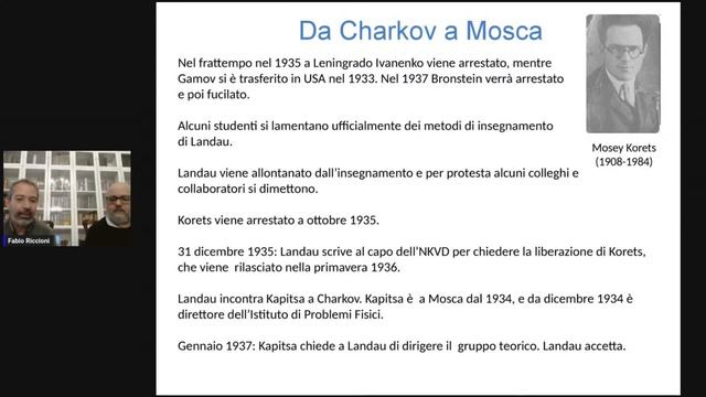 "Lev Davidovič Landau e la sua opera" смотреть онлайн