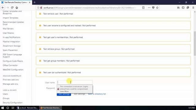 Confluence LDAP Configuration