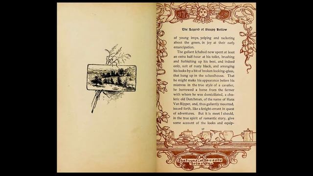 THE LEGEND OF SLEEPY HOLLOW by Washington Irving (Listen and Read) смотреть онлайн
