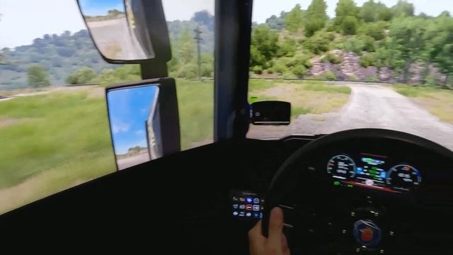 EURO TRUCK SIMULATOR 2 - TRECHO DE ESTRADA DE TERRA - SAINDO DA FAZENDA | VIAGEM REALISTA ETS2 смотреть онлайн