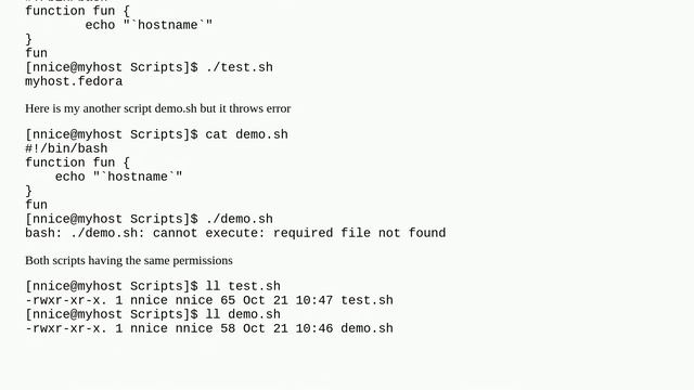 Linux Bash Shell Script Error: cannot execute: required file not found смотреть онлайн