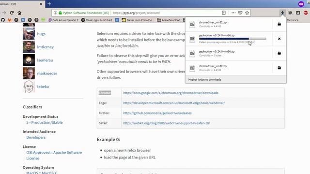 WebDriverException: Message: 'geckodriver' executable needs to be in PATH. смотреть онлайн