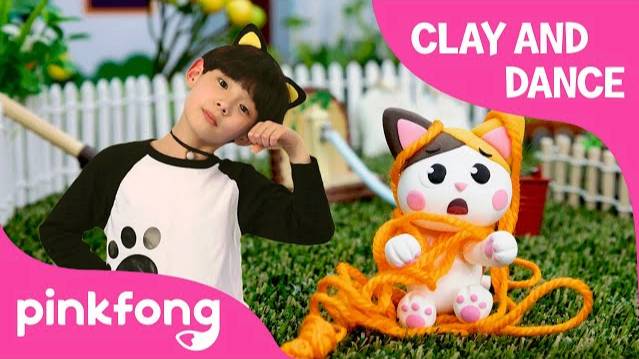 The Kitty Song And Make Cat With Clay | Clay And Dance | Pinkfong Songs For Children
